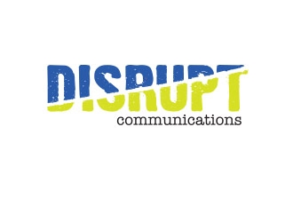 Disrupt Communications logo design by not2shabby