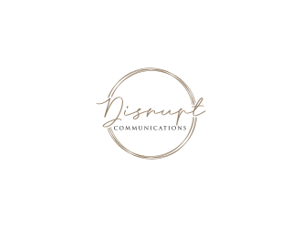 Disrupt Communications logo design by Artomoro