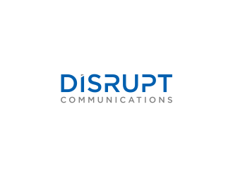 Disrupt Communications logo design by haidar