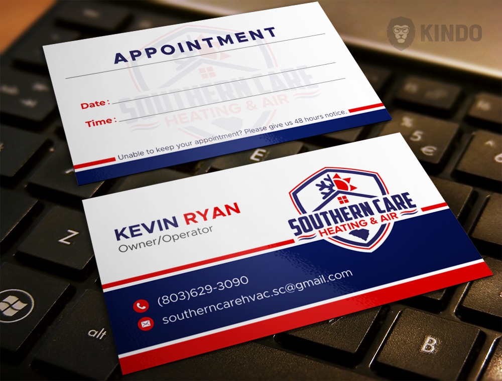 Southern Care Heating & Air logo design by Kindo