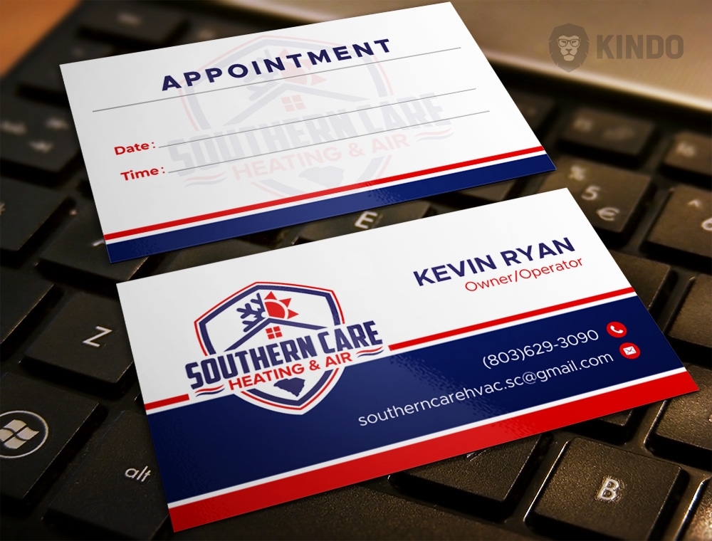 Southern Care Heating & Air logo design by Kindo