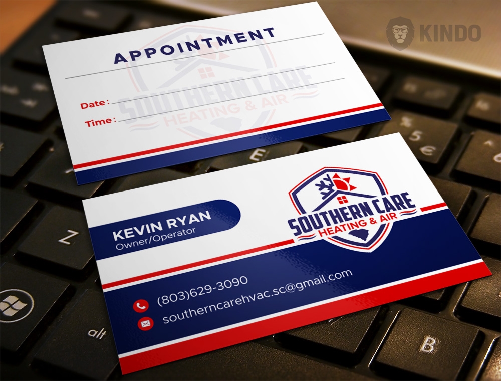 Southern Care Heating & Air logo design by Kindo