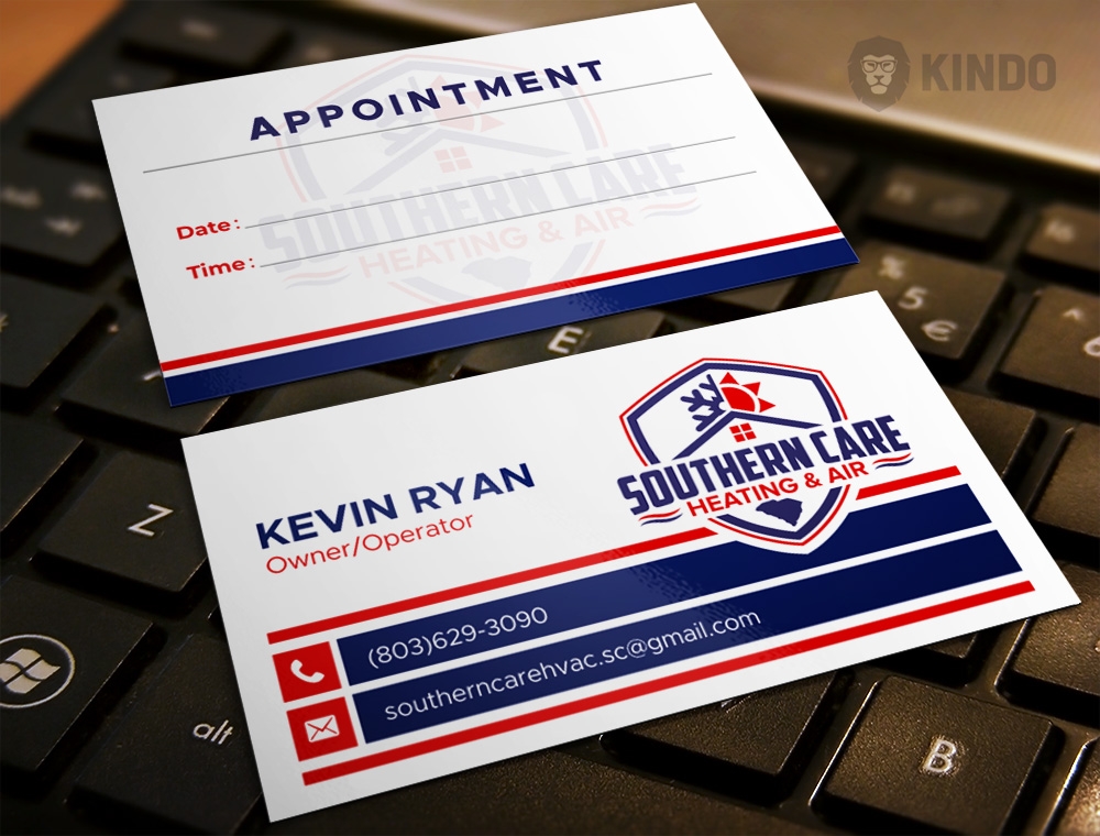 Southern Care Heating & Air logo design by Kindo