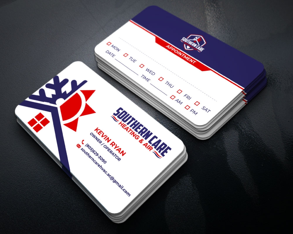 Southern Care Heating & Air logo design by Boomstudioz