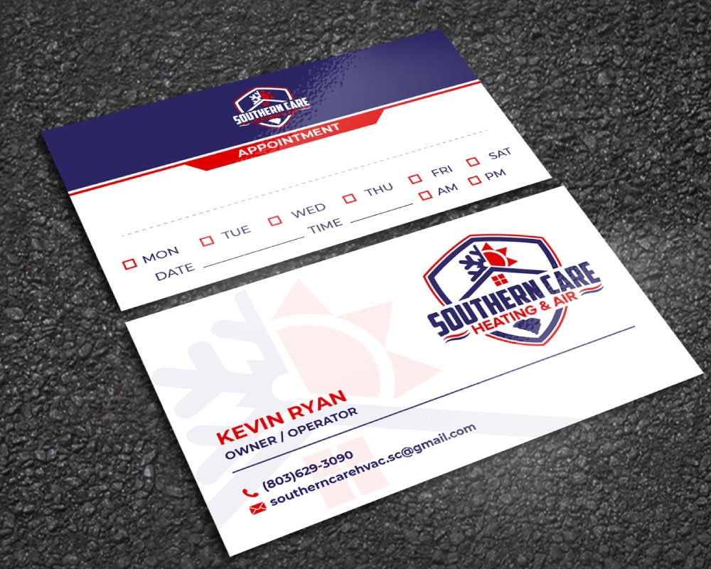 Southern Care Heating & Air logo design by Boomstudioz