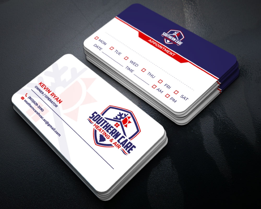 Southern Care Heating & Air logo design by Boomstudioz