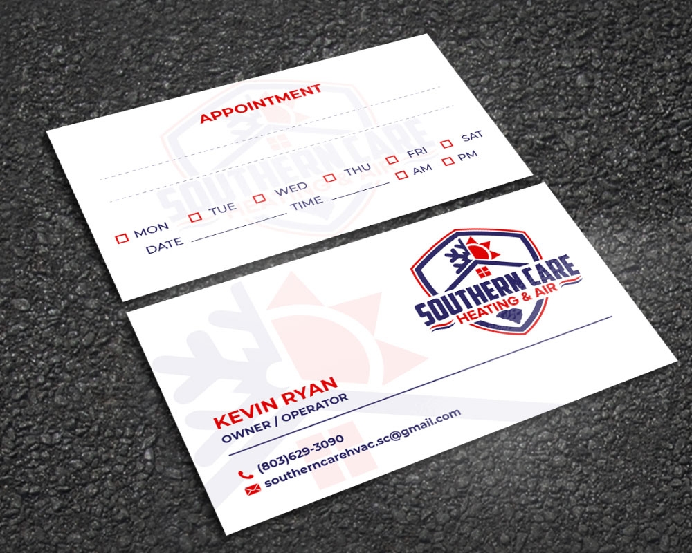 Southern Care Heating & Air logo design by Boomstudioz