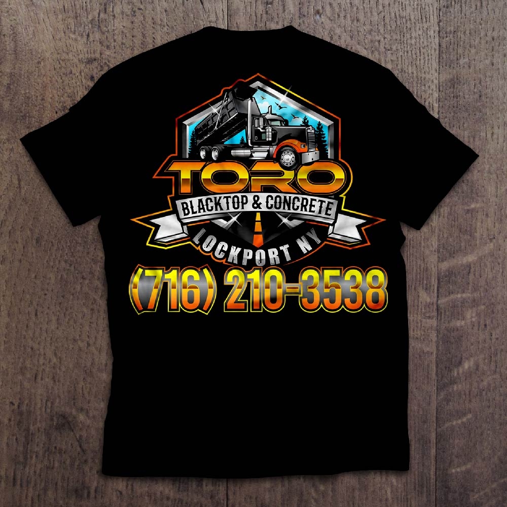 Toro Blacktop & Concrete logo design by dorijo