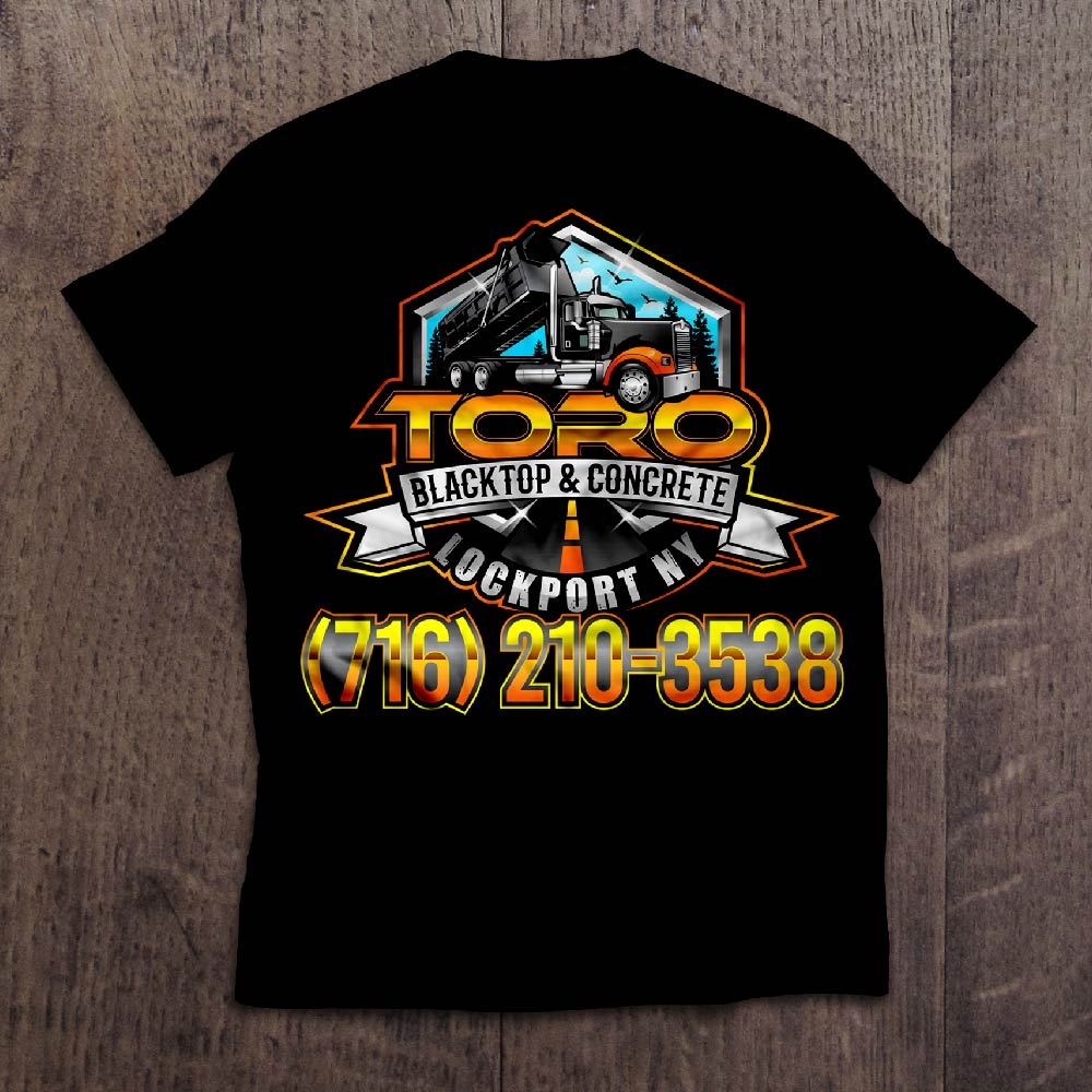 Toro Blacktop & Concrete logo design by dorijo