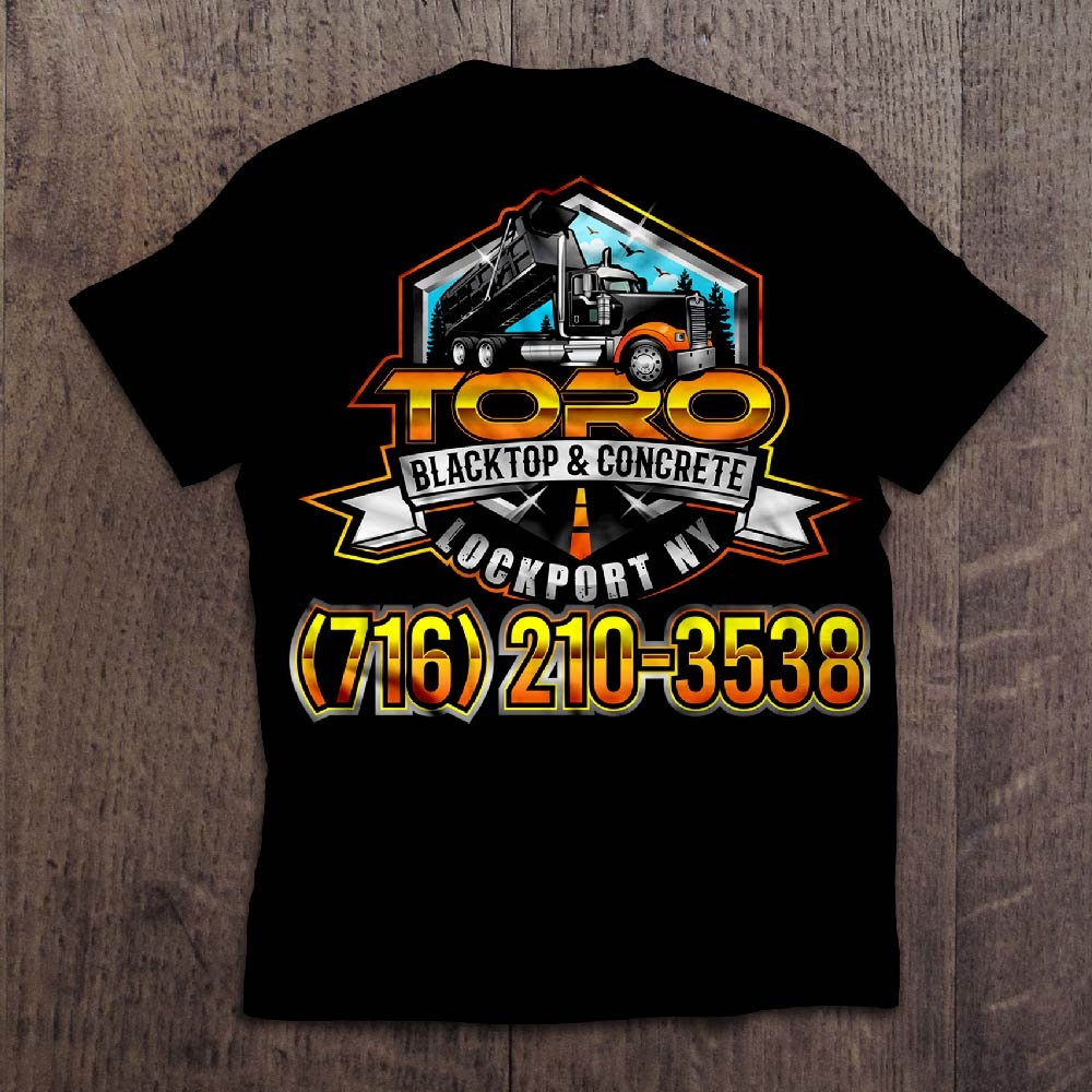 Toro Blacktop & Concrete logo design by dorijo