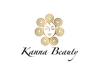 Kanna Beauty logo design by Gwerth