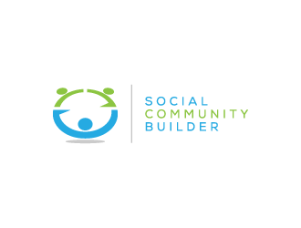 Social Community Builder logo design by pencilhand