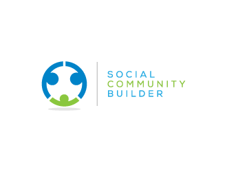 Social Community Builder logo design by pencilhand