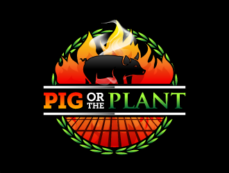 Pig or the Plant logo design by pencilhand