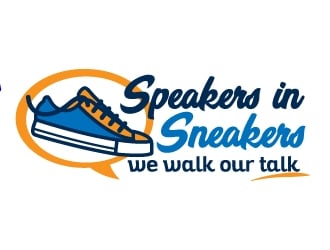 Speakers in Sneakers logo design by jaize