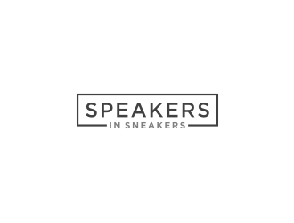 Speakers in Sneakers logo design by Artomoro