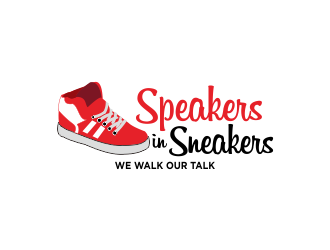 Speakers in Sneakers logo design by Greenlight
