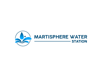Martisphere Water Station logo design by tukangngaret