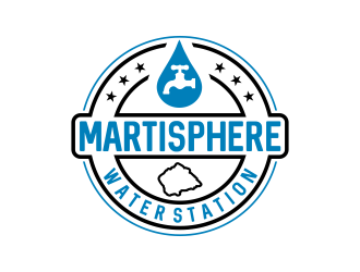 Martisphere Water Station logo design by done