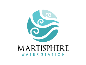 Martisphere Water Station logo design by JessicaLopes