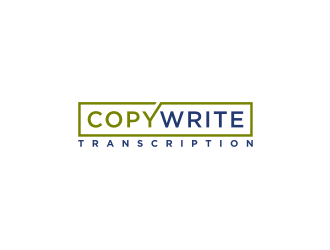 CopyWrite Transcription logo design by Artomoro