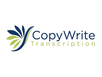 CopyWrite Transcription logo design by Lovoos