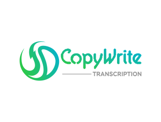 CopyWrite Transcription logo design by Gwerth