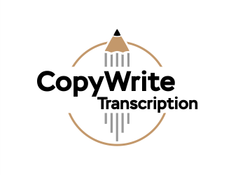 CopyWrite Transcription logo design by Gwerth