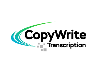 CopyWrite Transcription logo design by Gwerth