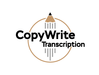 CopyWrite Transcription logo design by Gwerth