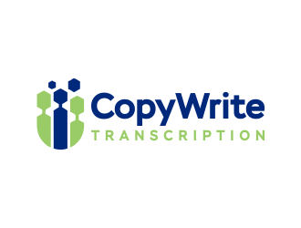 CopyWrite Transcription logo design by Gwerth