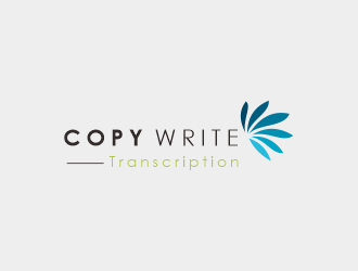 CopyWrite Transcription logo design by ityan