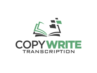CopyWrite Transcription logo design by YONK