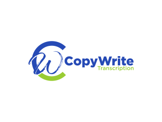 CopyWrite Transcription logo design by ekitessar