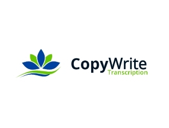 CopyWrite Transcription logo design by mazbetdesign