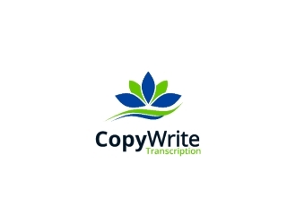 CopyWrite Transcription logo design by mazbetdesign