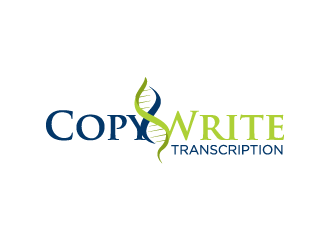 CopyWrite Transcription logo design by torresace