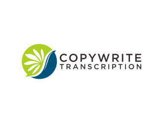 CopyWrite Transcription logo design by checx