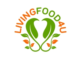 LivingFood4U logo design by b3no