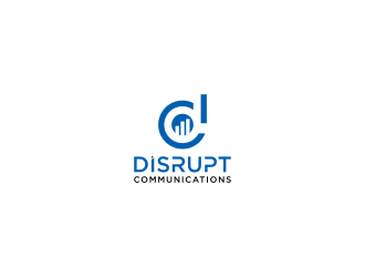 Disrupt Communications logo design by haidar