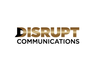 Disrupt Communications logo design by mewlana