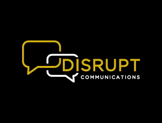 Disrupt Communications logo design by BrainStorming