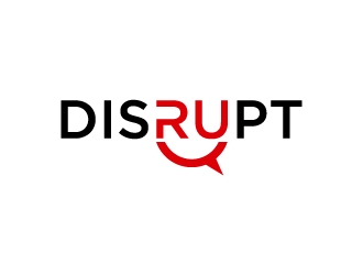 Disrupt Communications logo design by Mirza