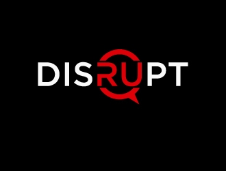 Disrupt Communications logo design by Mirza
