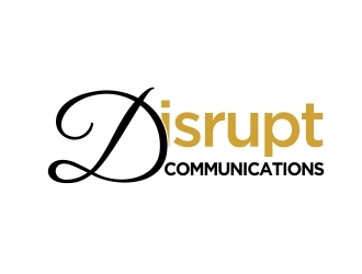 Disrupt Communications logo design by cikiyunn