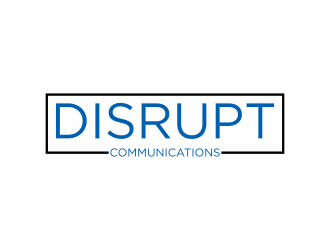 Disrupt Communications logo design by luckyprasetyo