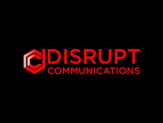 Disrupt Communications logo design by luckyprasetyo