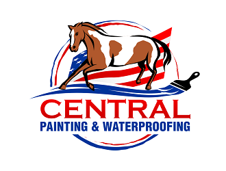 Central Painting and Waterproofing logo design by haze