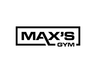 Max’s Gym logo design by ammad