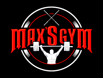 Max’s Gym logo design by PRN123